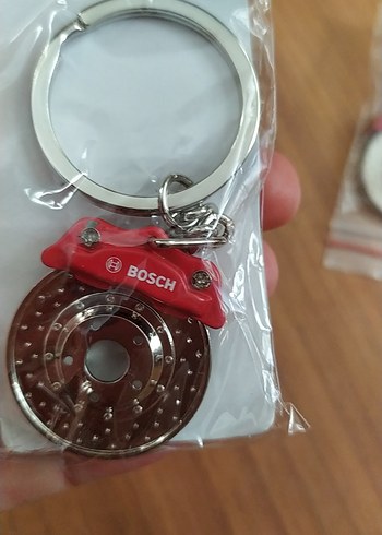 Kırmızı Motosiklet Disk Fren Anahtarlık