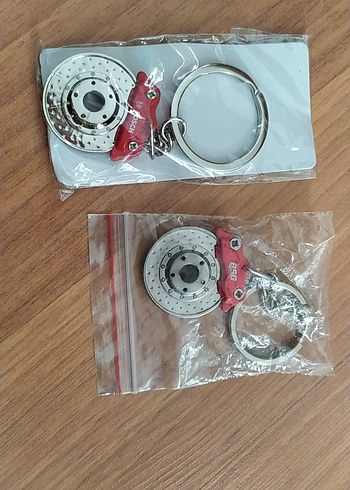 Kırmızı Motosiklet Disk Fren Anahtarlık