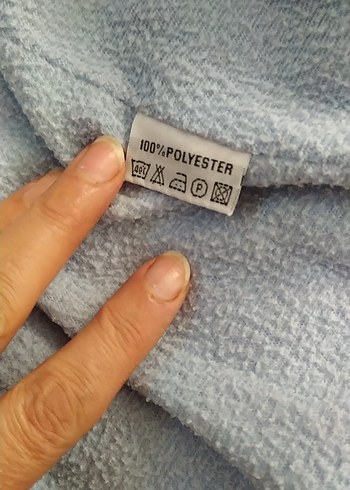 Kız Çocuk Mavi Fermuarlı Yelek - Görsel 7