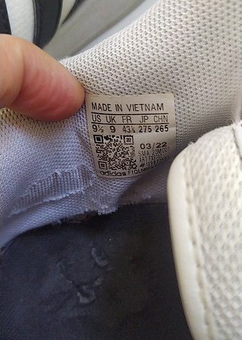 Beyaz Adidas Erkek Ayakkabı Bağcığı - Görsel 7