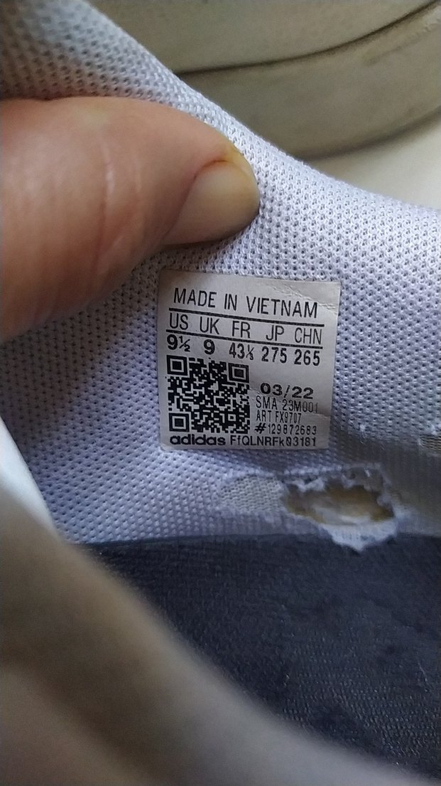 Beyaz Adidas Erkek Ayakkabı Bağcığı - Görsel 5