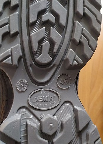 Gri Erkek çelik iş ayakkabısı Ayakkabı Velcro - Görsel 4