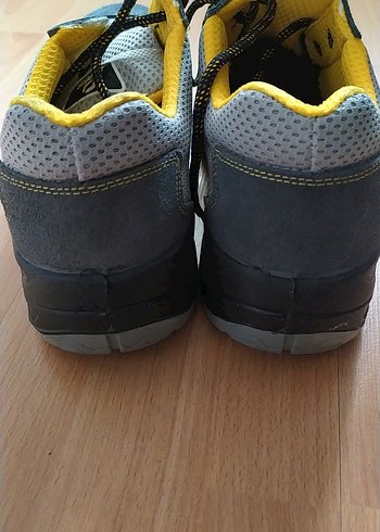 Gri Erkek çelik iş ayakkabısı Ayakkabı Velcro - Görsel 5