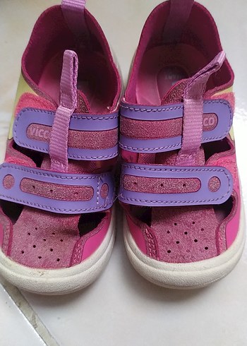 Kız Çocuk Renkli Cırt Cırtlı Spor Ayakkabı - Görsel 2