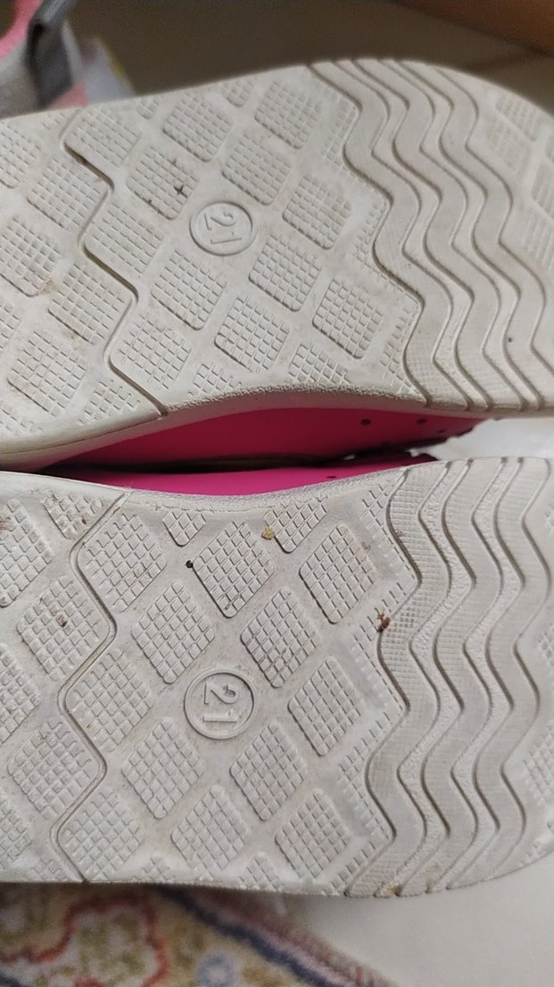 Kız Çocuk Renkli Cırt Cırtlı Spor Ayakkabı - Görsel 5