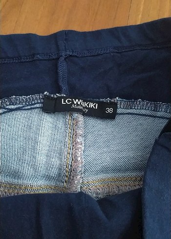 Mavi Hamile Denim Pantolon - Görsel 2