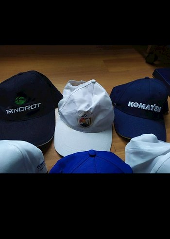 Beyaz Komatsı Yazlık Erkek Şapka - Görsel 4