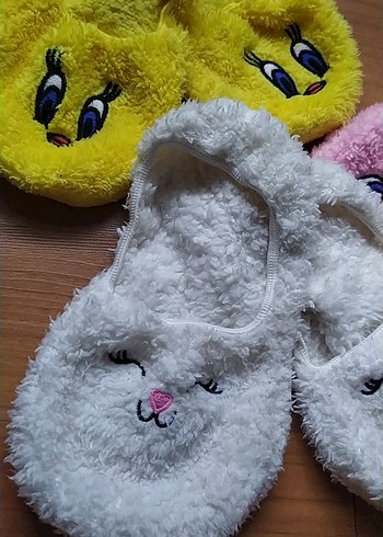 Renkli Nakışlı Kız Çocuk Sıcak Patikleri. - Görsel 2