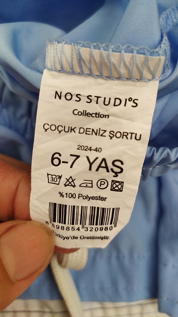 Mavi Erkek Çocuk Deniz Şortu - Görsel 5