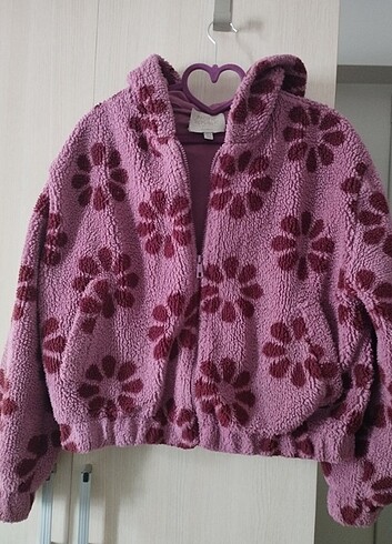 Pull & bear marka kısa peluş mont