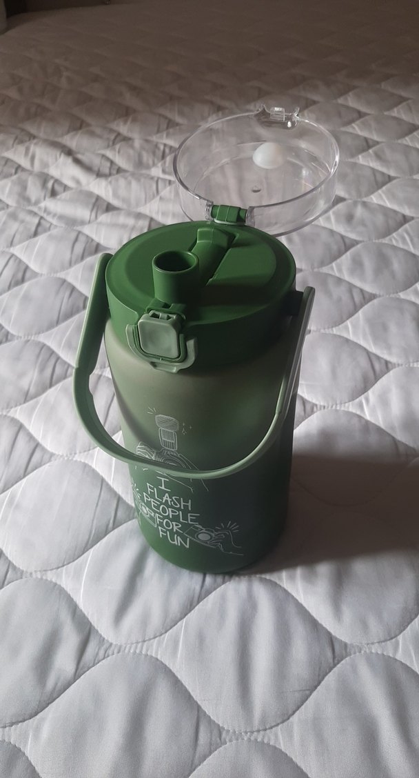 Yeşil Termos Şişesi - Görsel 3