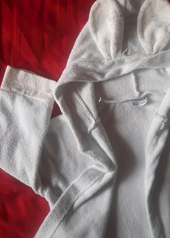 Kapüşonlu Erkek Çocuk Bornoz - Görsel 4