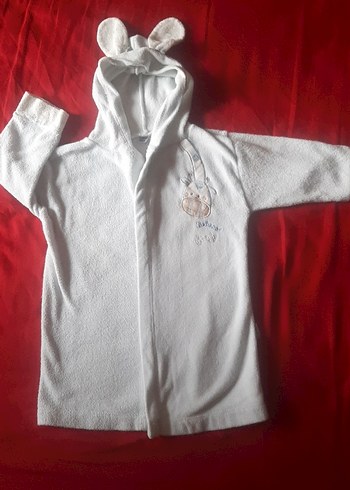 Kapüşonlu Erkek Çocuk Bornoz - Görsel 5