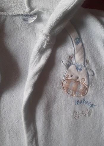 Kapüşonlu Erkek Çocuk Bornoz - Görsel 3