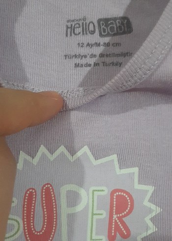 hellobaby 12 aylık 5 adet body - Görsel 11