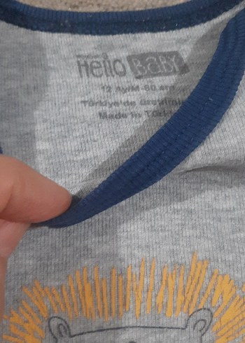 hellobaby 12 aylık 5 adet body - Görsel 4