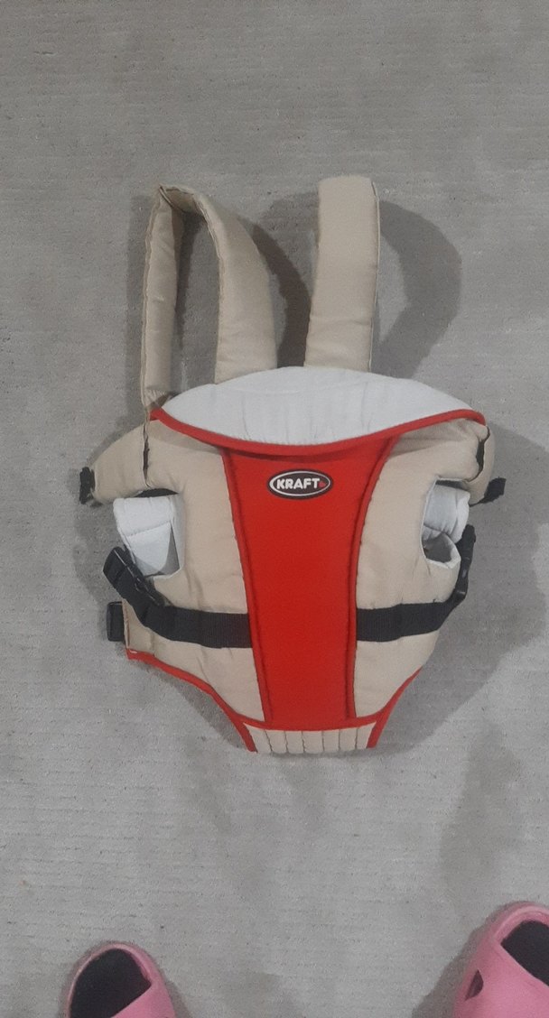 Kraft Bebek Taşıyıcı Kırmızı-Gri - Görsel 2