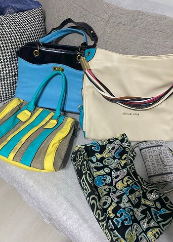 Miu Miu Michael Kors Çok Renkli Deri Kadın Çanta