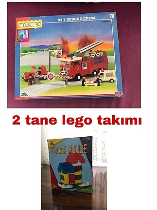 2 ayri lego birlikte fiyata dahil
