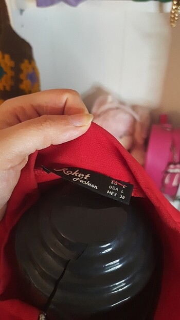 l Beden kırmızı Renk Hırka