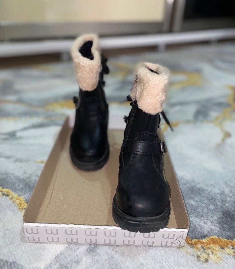 Kız Çocuk Siyah Kemerli Bot - Görsel 2