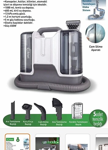 KİWİ 4323 KOLTUK VE HALI YIKAMA MAKİNESİ - Görsel 2