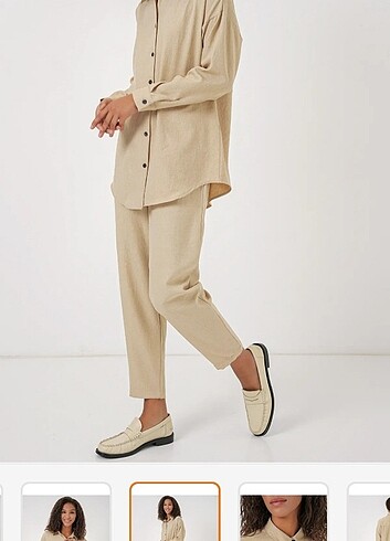 Keten alt üst takım - Görsel 2