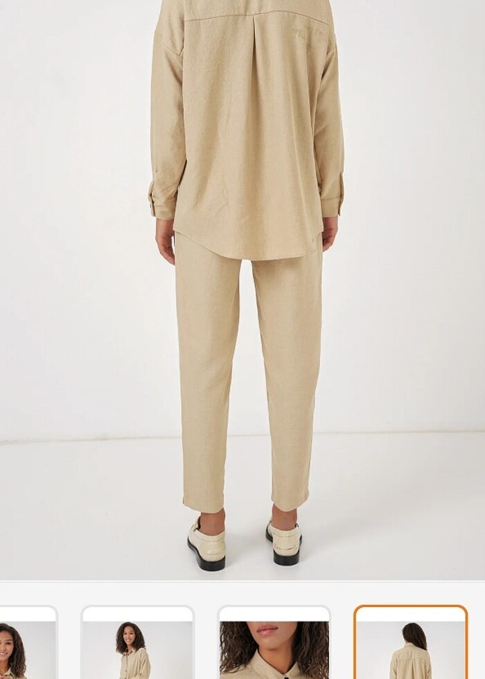 Keten alt üst takım - Görsel 3