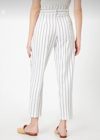 Koton Çizgili Pantolon - Görsel 4