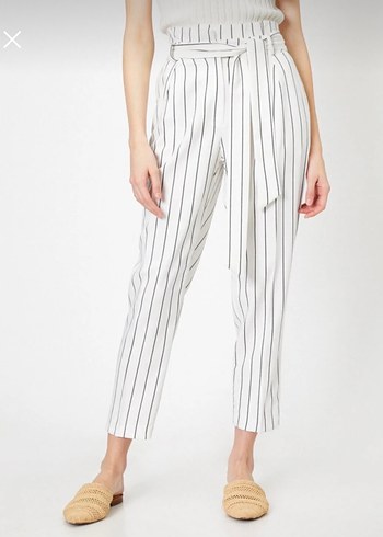 Koton Çizgili Pantolon - Görsel 3