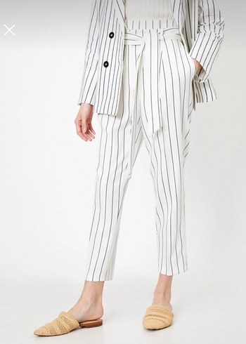 Koton Çizgili Pantolon - Görsel 2