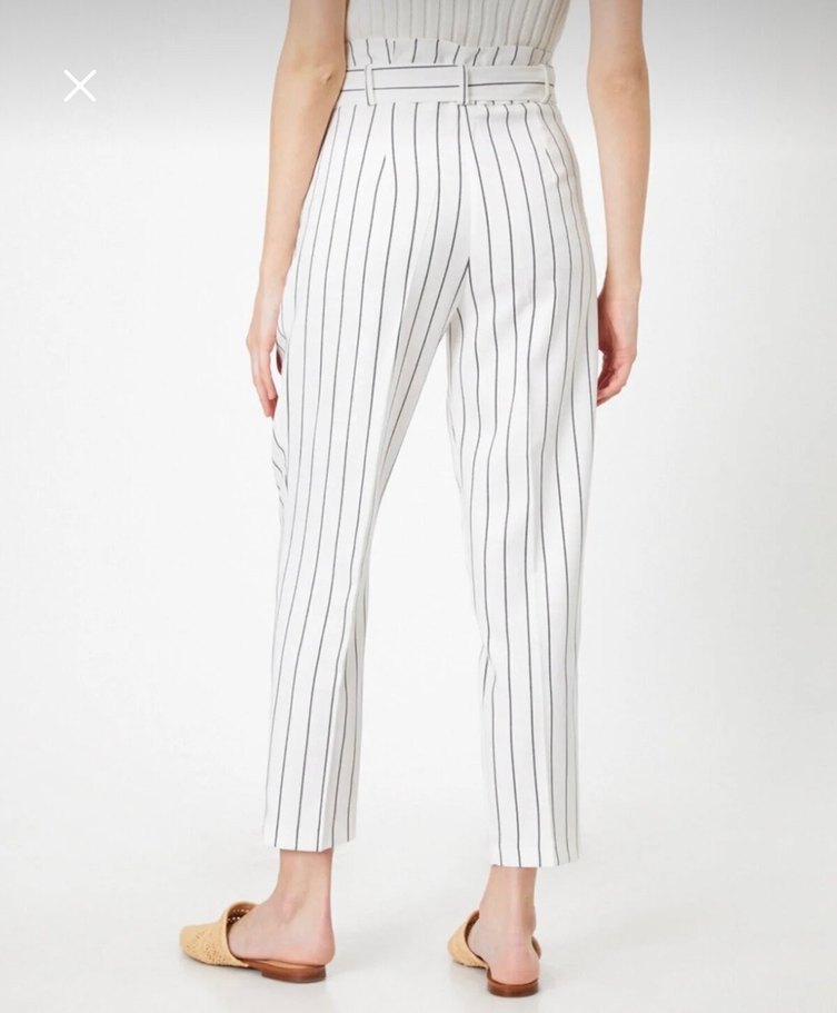 Koton Çizgili Pantolon - Görsel 4