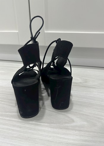 H&M Dolgu Topuk Ayakabı - Görsel 4