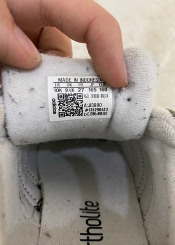 Çocuk Beyaz Spor Ayakkabı adidas - Görsel 3