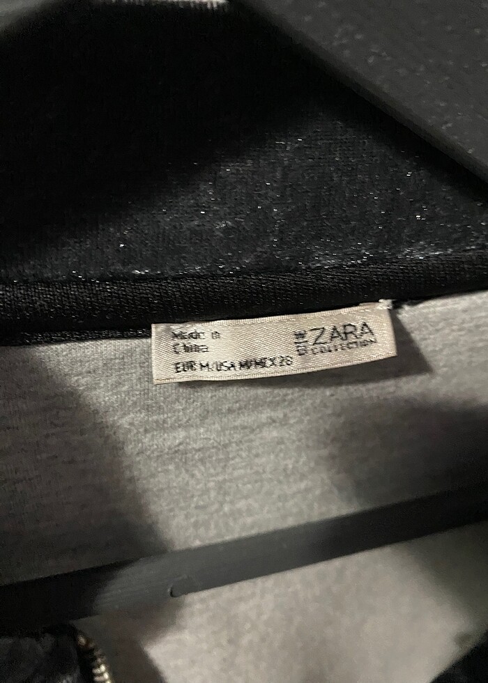 Zara kadife ceket mont - Görsel 2