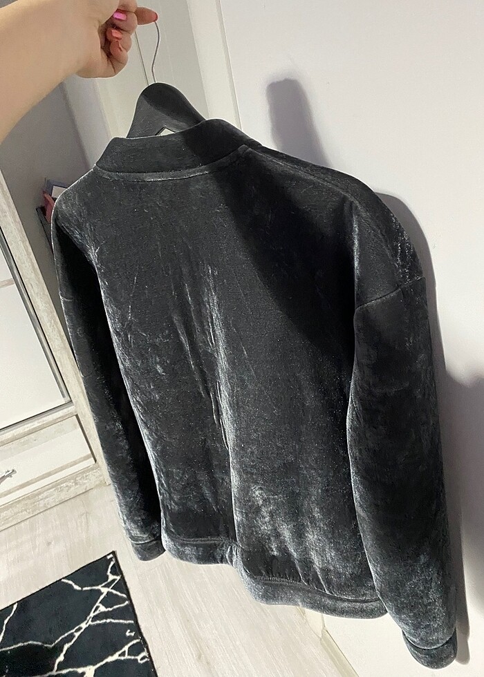 Zara kadife ceket mont - Görsel 3