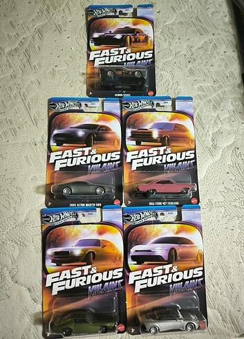 Fast Furious Villains Set