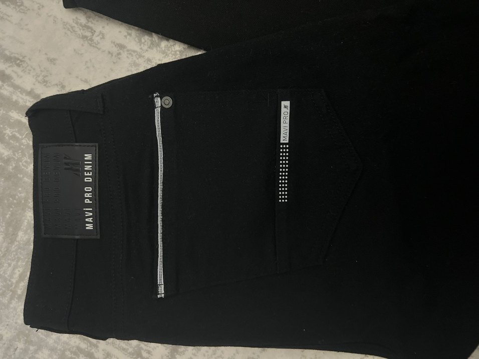 Siyah Fermuarlı Kadın Kumaş Pantolon - Görsel 3