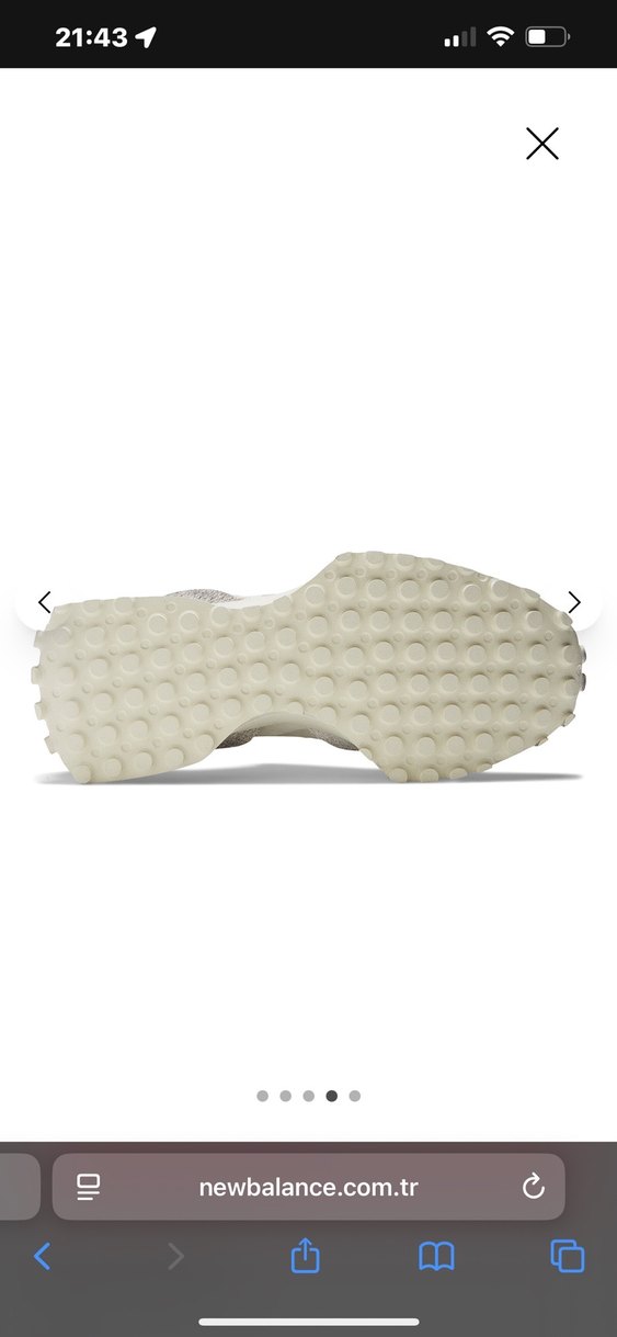 New Balance 327 - Bej/Gri Süet - Görsel 2