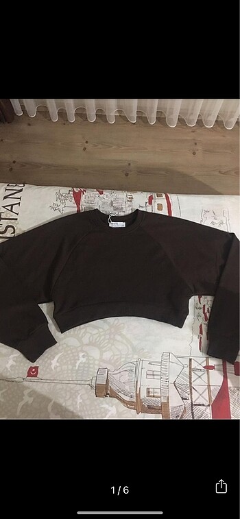Bershka crop sweat