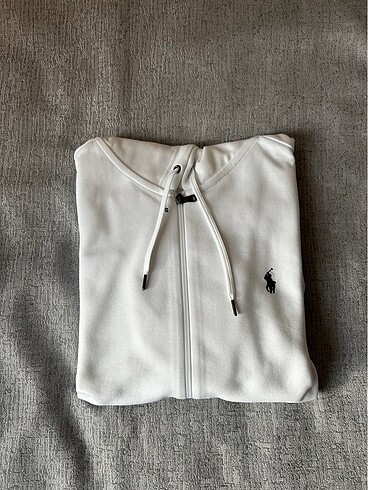 Orjinal Ralph Lauren Zip Kapsonlu Sweat