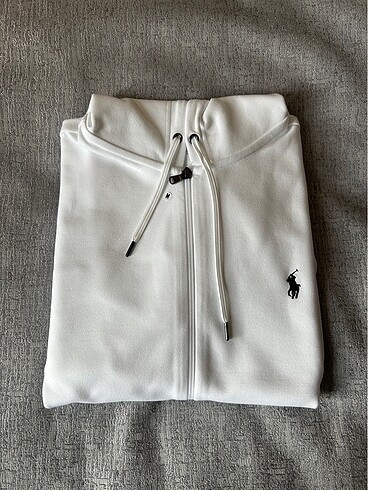 Orjinal Ralph Lauren Zip Kapsonlu Sweat