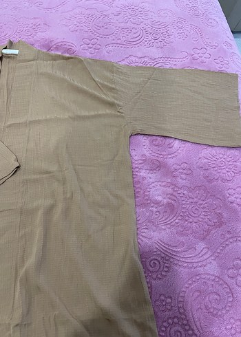 Kiremit Renk Kimono - Görsel 3