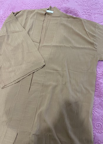Kiremit Renk Kimono - Görsel 4
