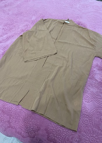 Kiremit Renk Kimono - Görsel 2