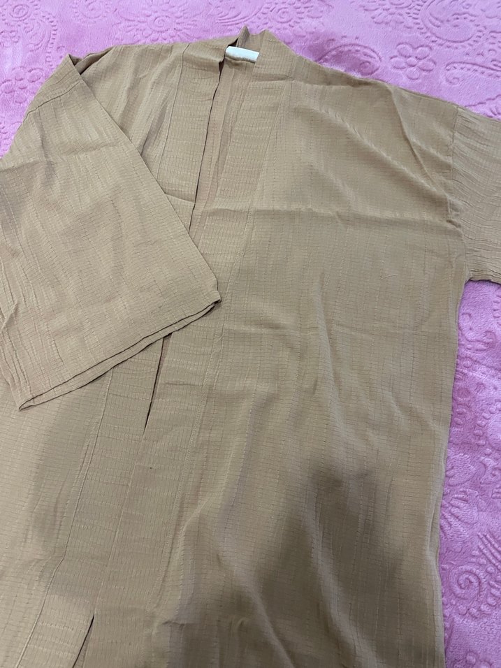 Kiremit Renk Kimono - Görsel 4