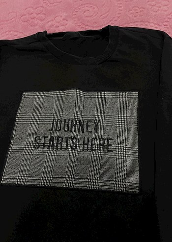 Kadın Siyah Payetli Sweatshirt - Görsel 2