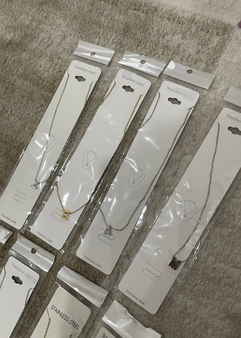 Çelik Harf Kolyeler - Görsel 2