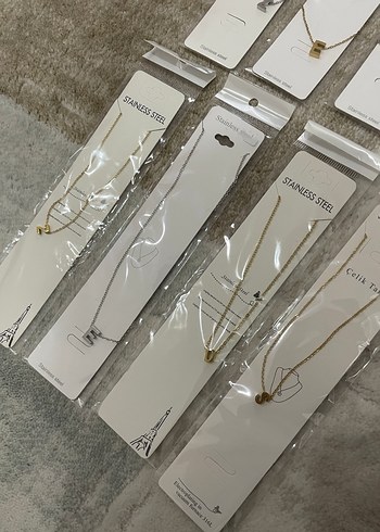 Çelik Harf Kolyeler - Görsel 3