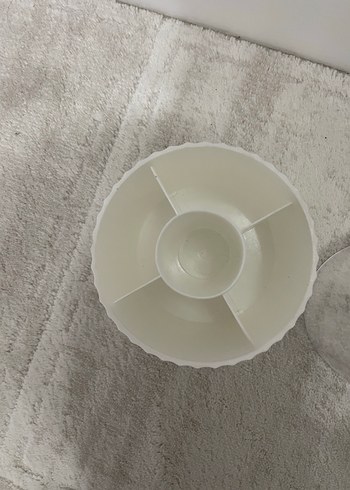 Beyaz Makyaj Organizeri Kapaklı Fırçalık - Görsel 3